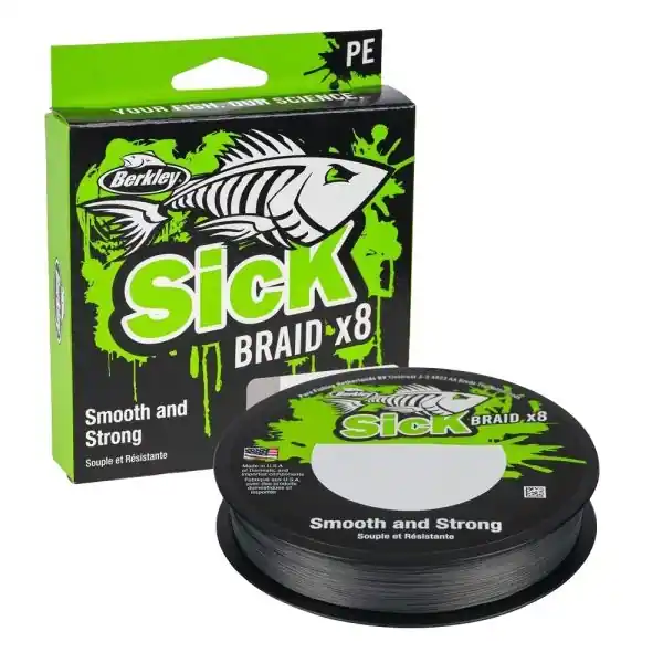 Berkley Sick Braid X8 Black Rechtstreeks Van De Fabrikant